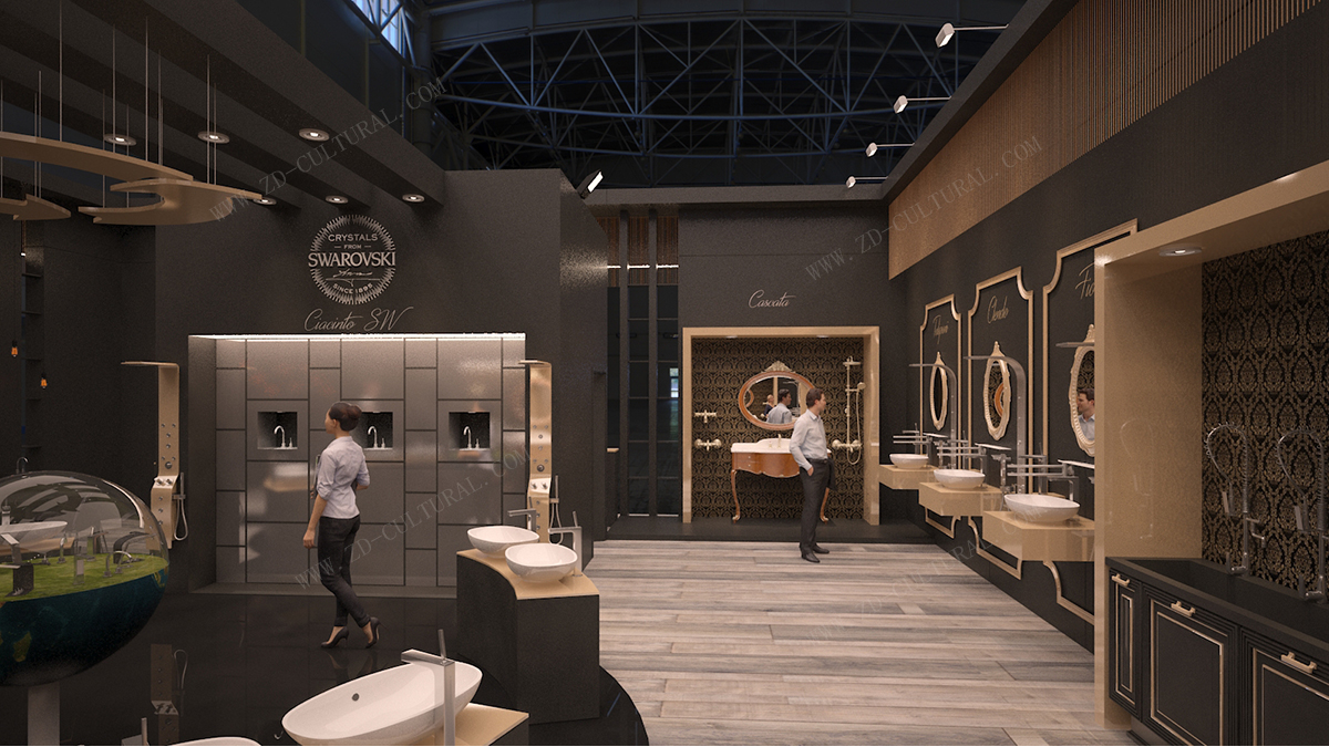 衛浴展廳布置圖片