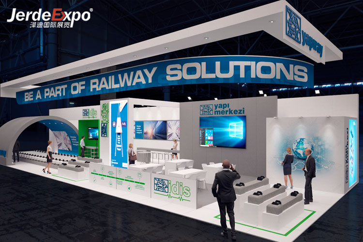 上海ptc展會搭建設計裝修的流程是怎樣？會展展位搭建使用材料！