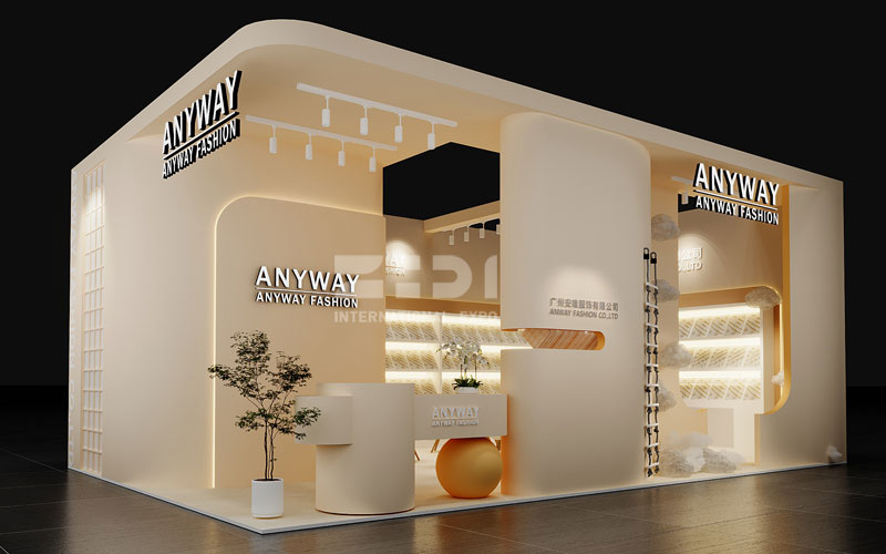 紡織面料展臺設計