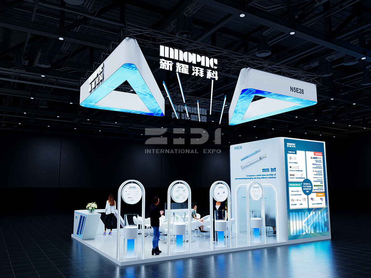 上海CPHI制藥展臺(tái)設(shè)計(jì)
